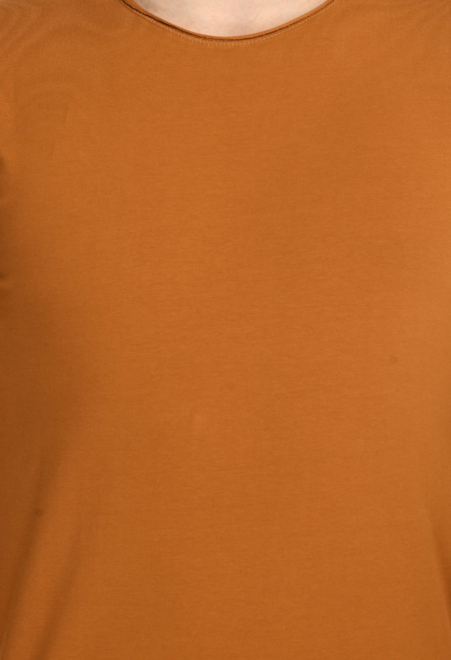 Rust Brown Slim Fit T-shirt
