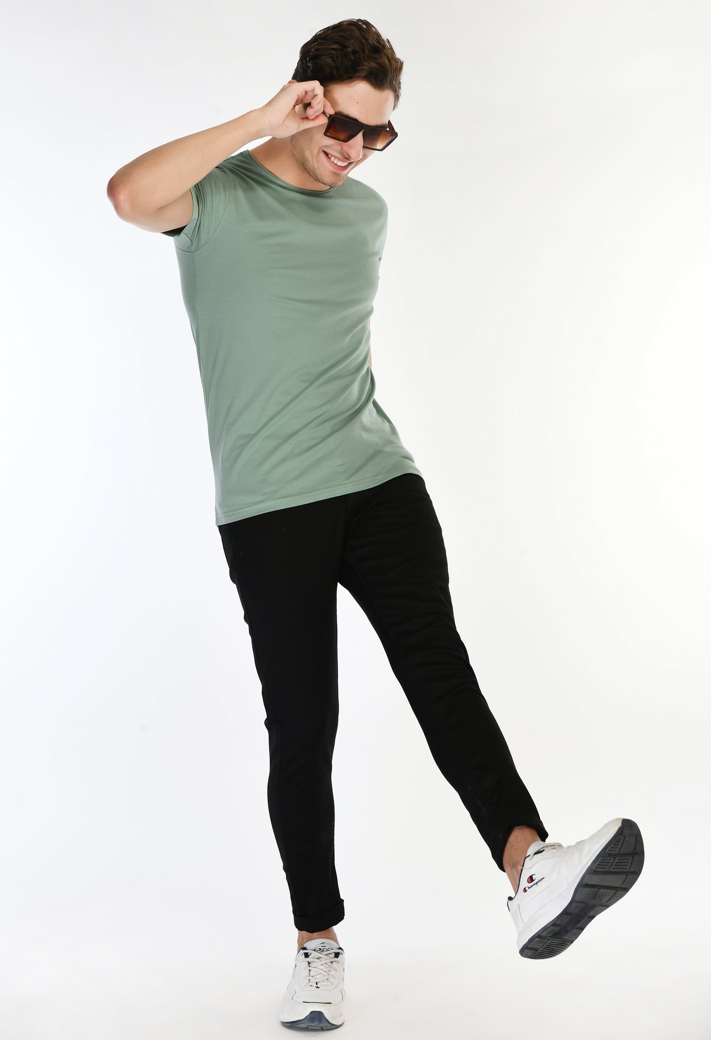 Sage Green Slim Fit T-shirt