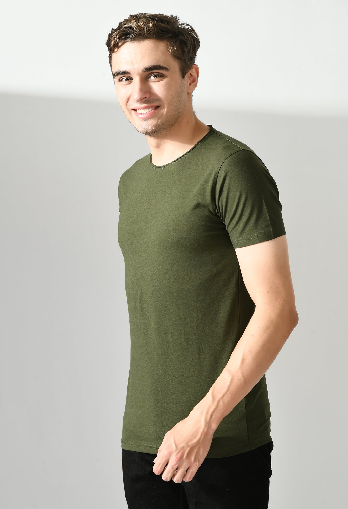 Dark Green Slim Fit T-shirt
