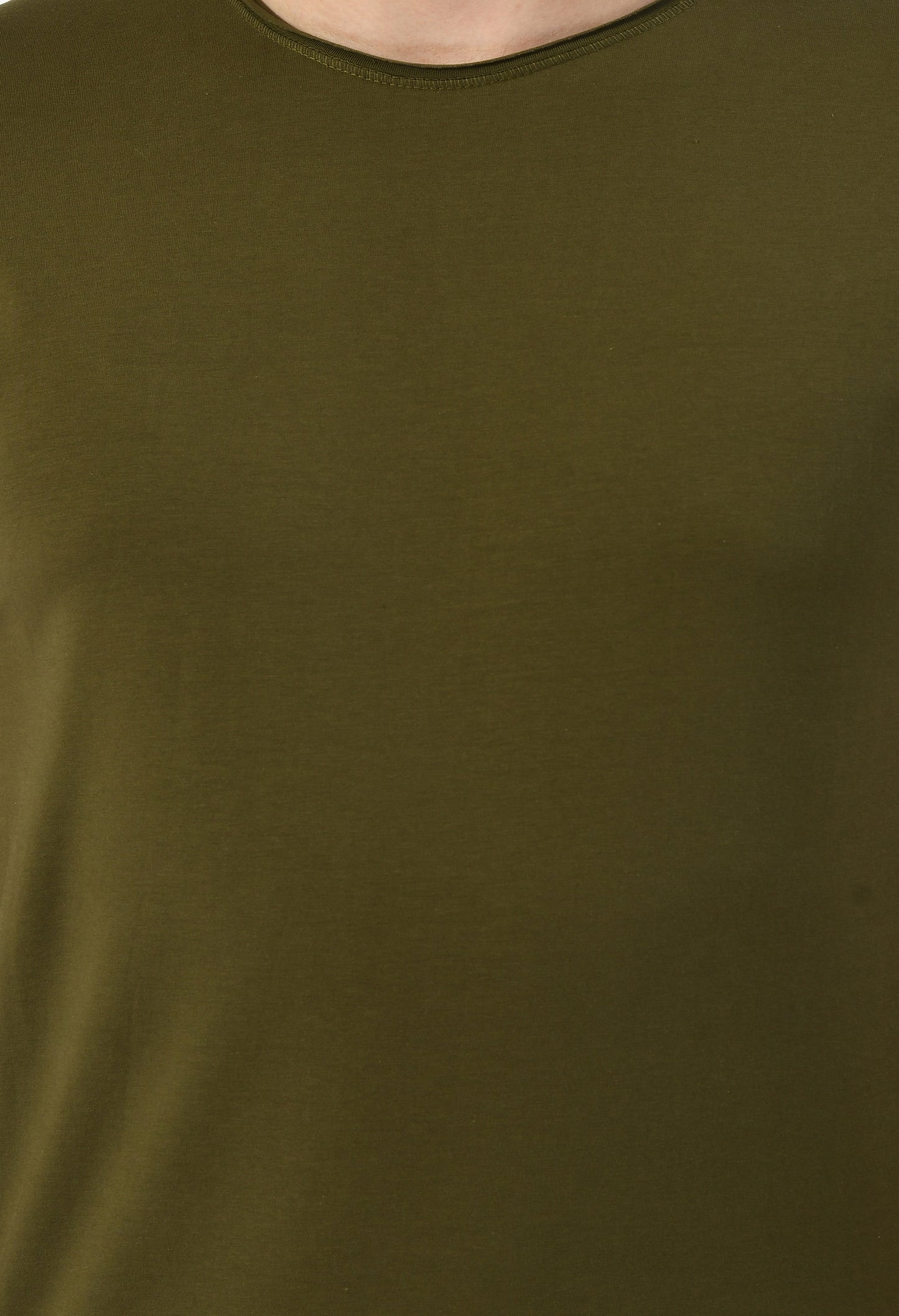 Olive Green Slim Fit T-shirt