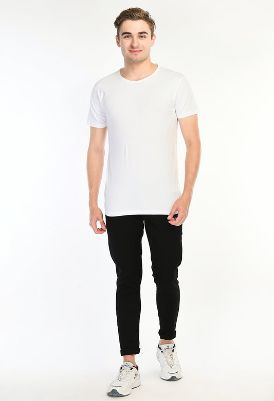 White Slim Fit T-shirt