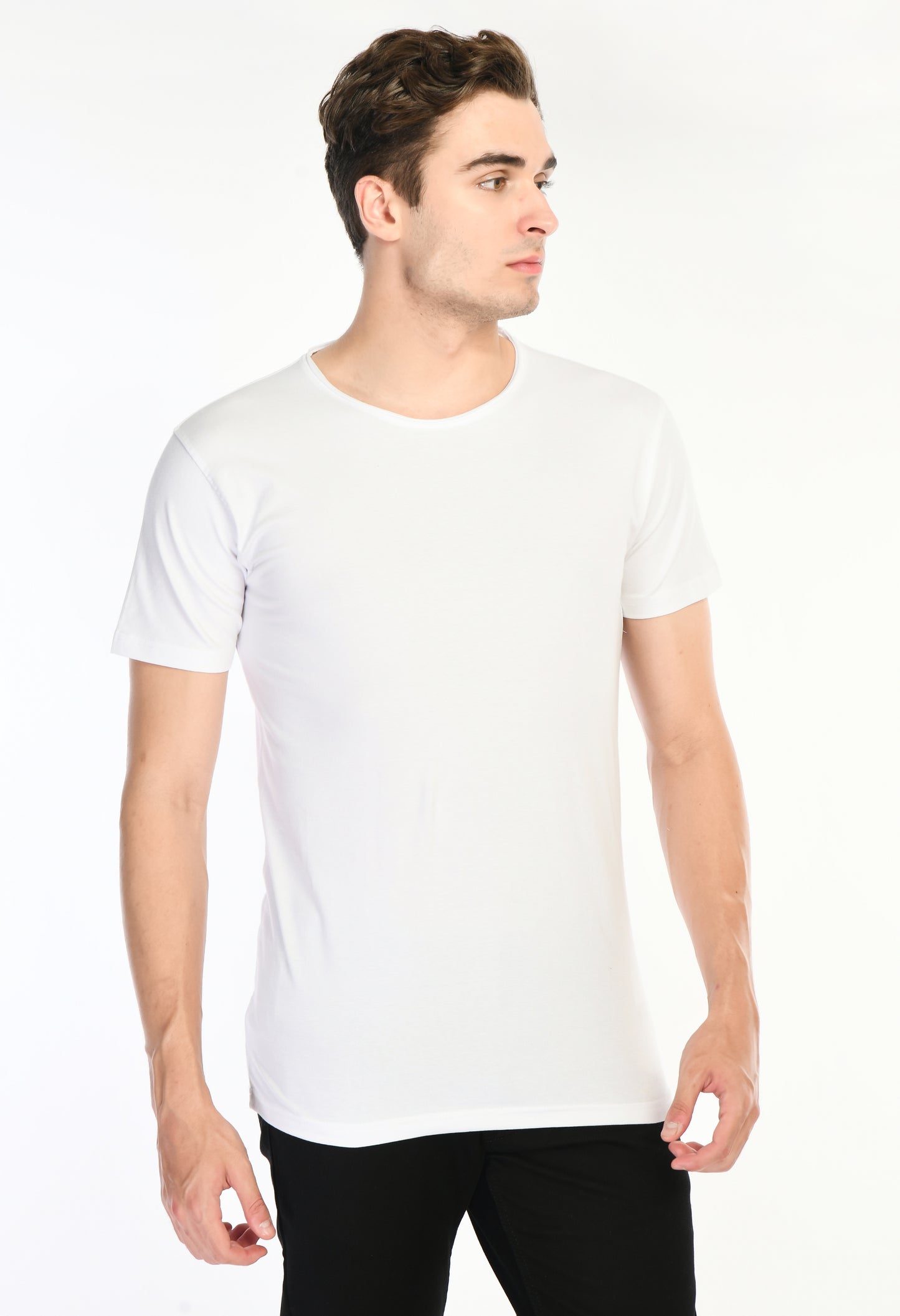 White Slim Fit T-shirt