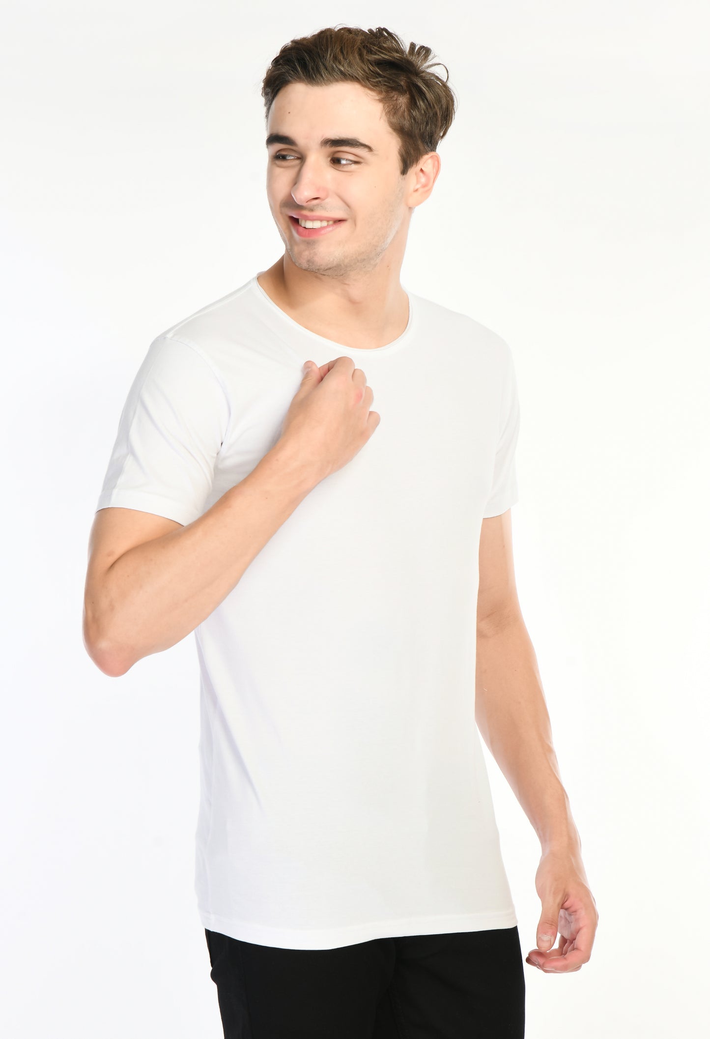 White Slim Fit T-shirt