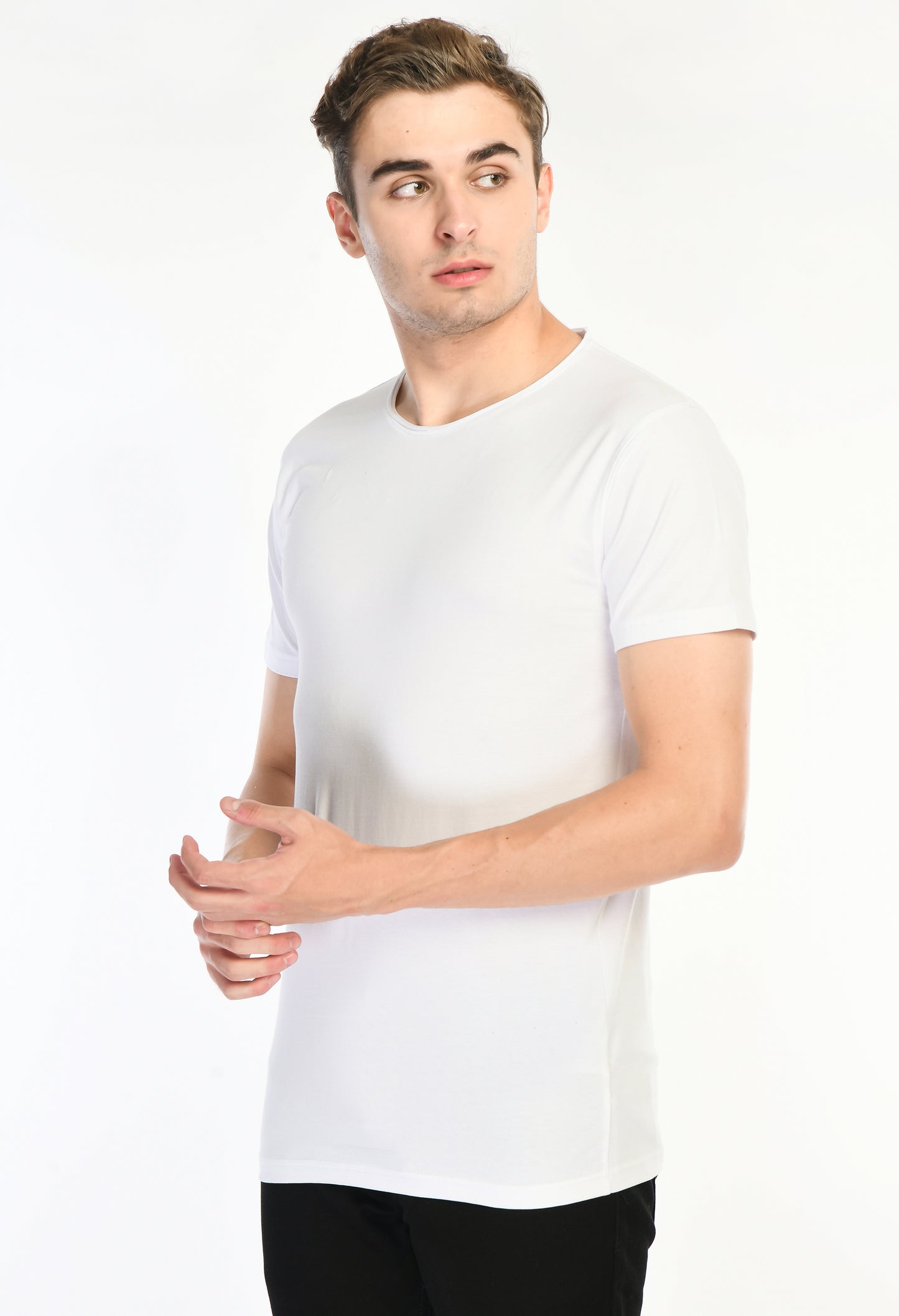 White Slim Fit T-shirt