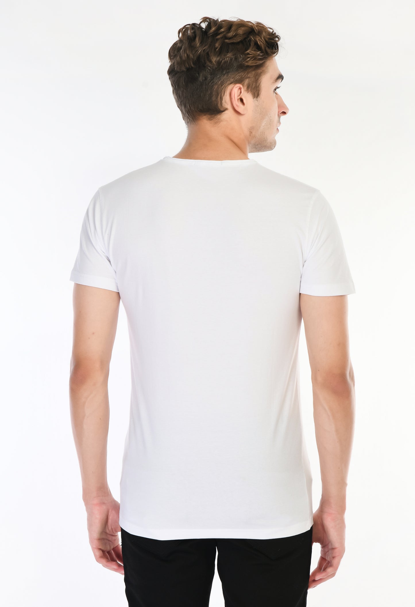 White Slim Fit T-shirt