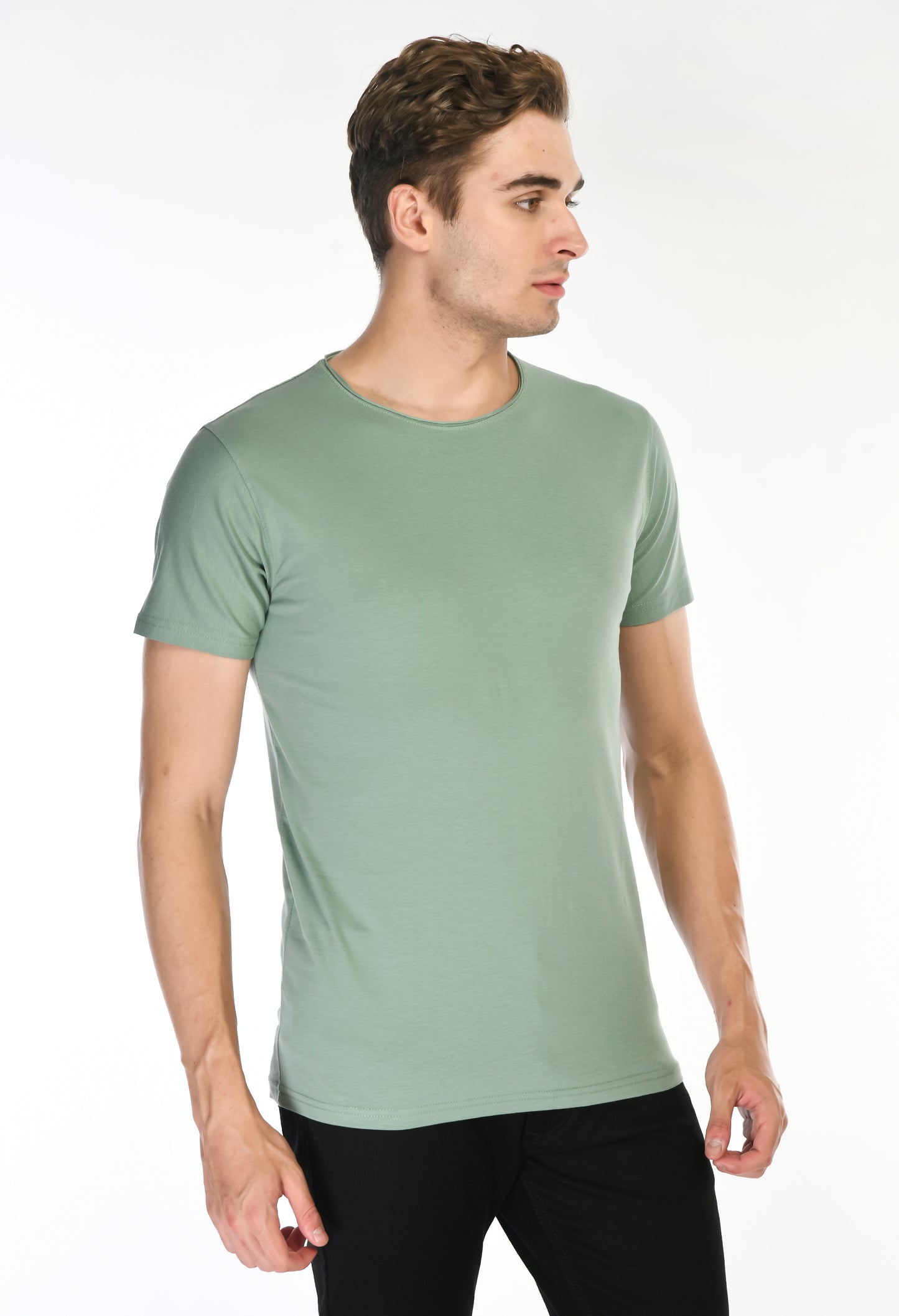 Sage Green Slim Fit T-shirt