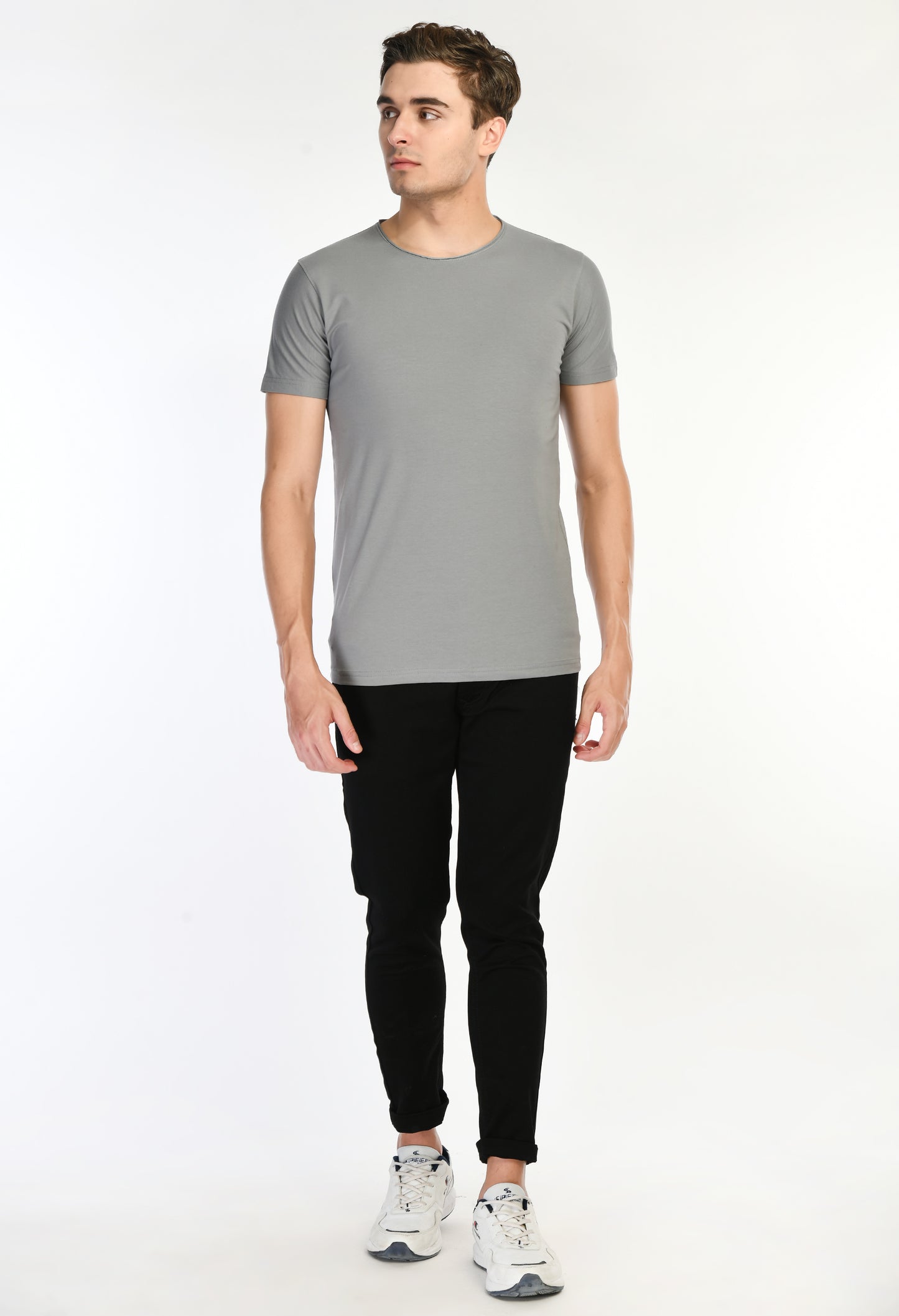 Gray Slim Fit T-shirt
