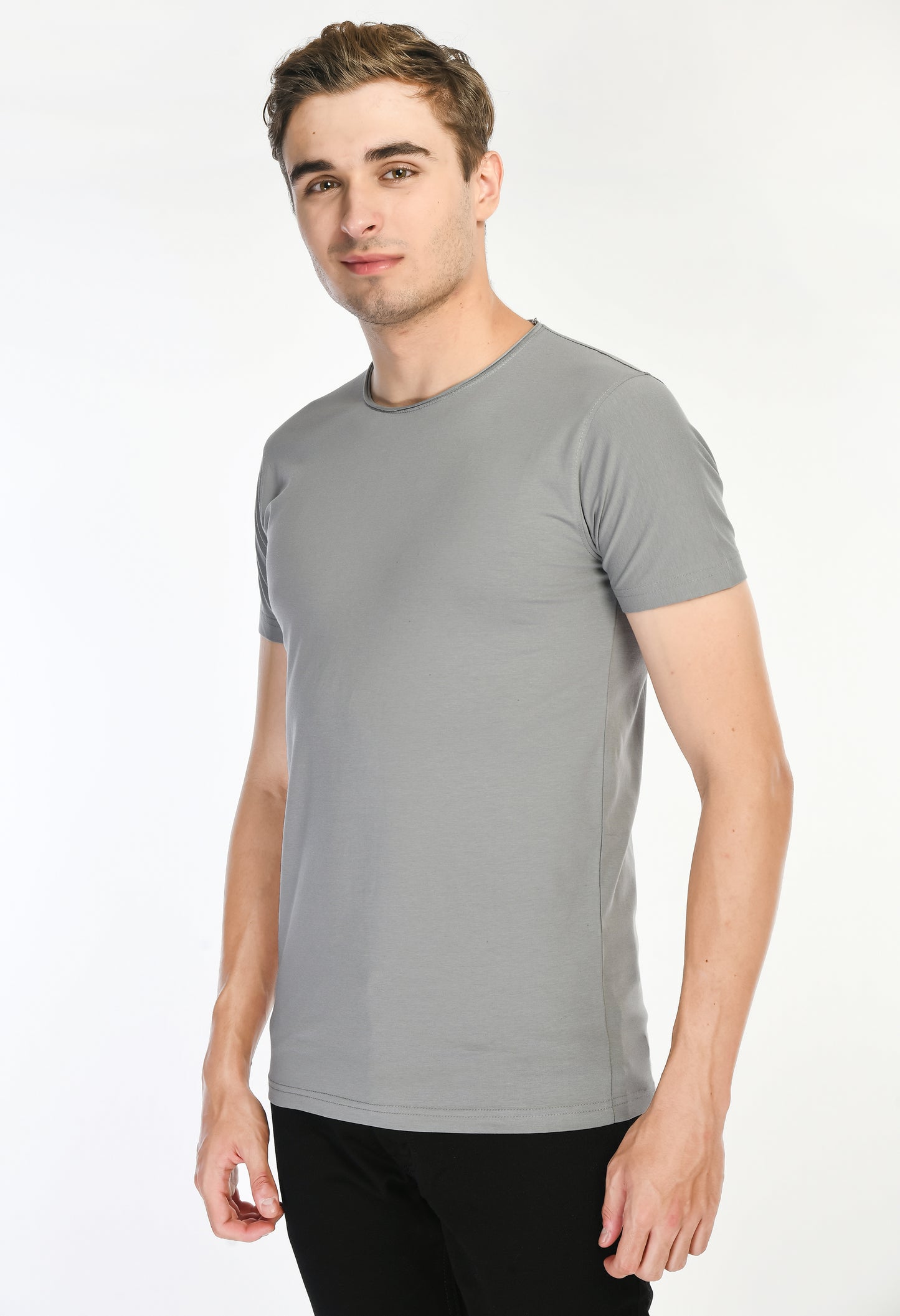 Gray Slim Fit T-shirt