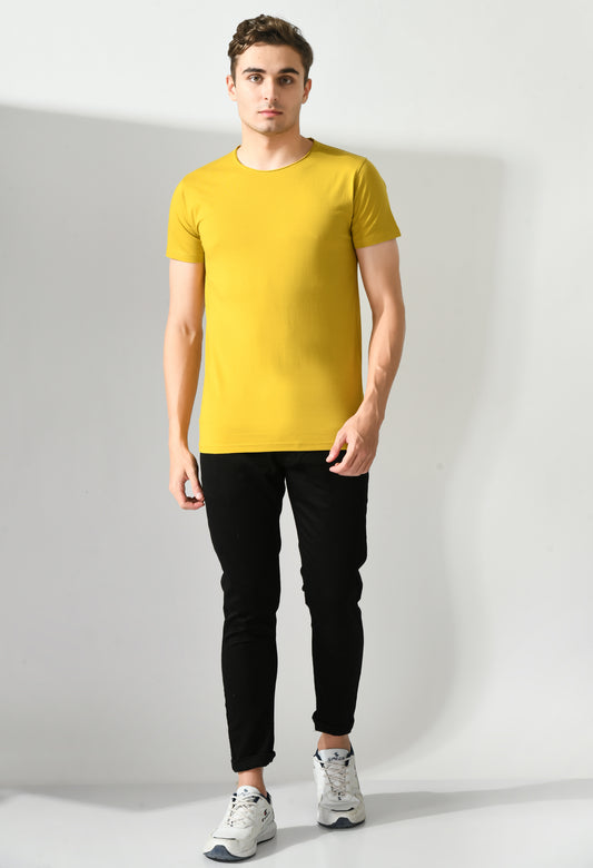 Mustard Slim Fit T-shirt