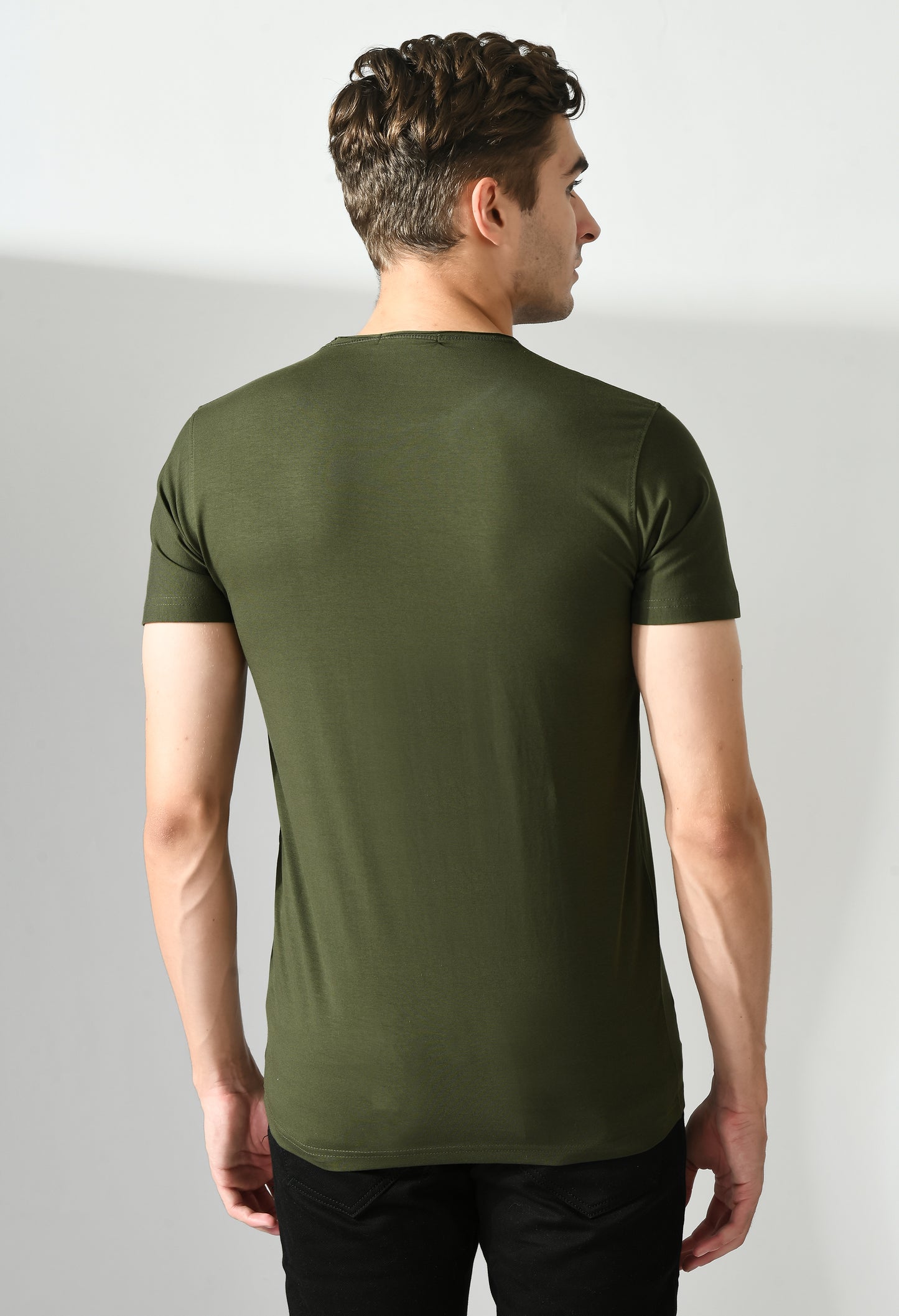 Dark Green Slim Fit T-shirt