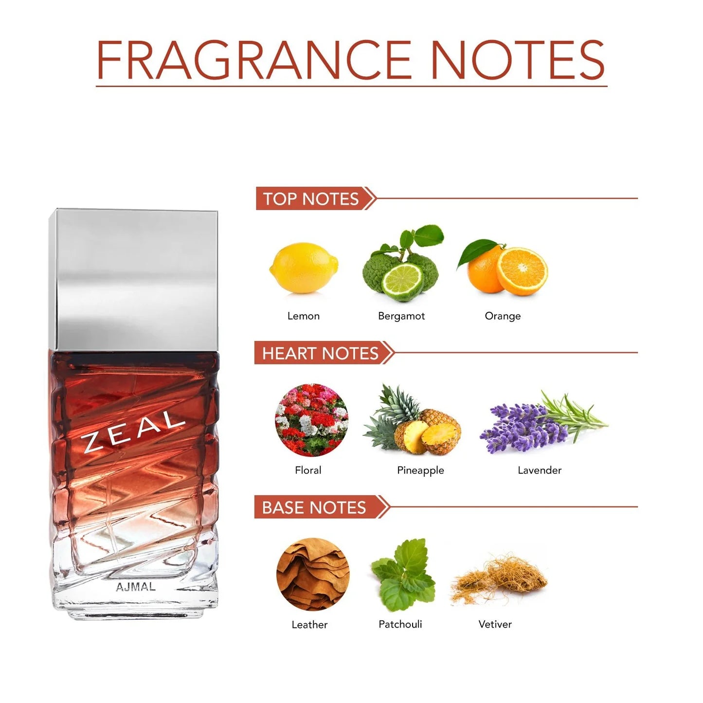 ZEAL Perfume 100ML for Men